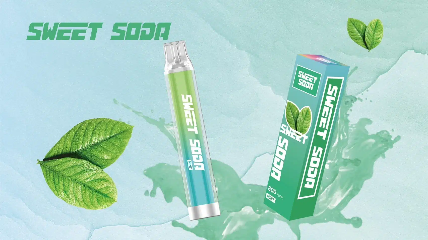 Sweet Soda มินต์ – 800 Puffs - 180 บาท