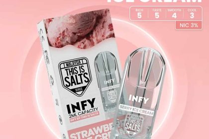 INFY หัวใส รสไอศครีมสตรอเบอรี่ - 130 บาท
