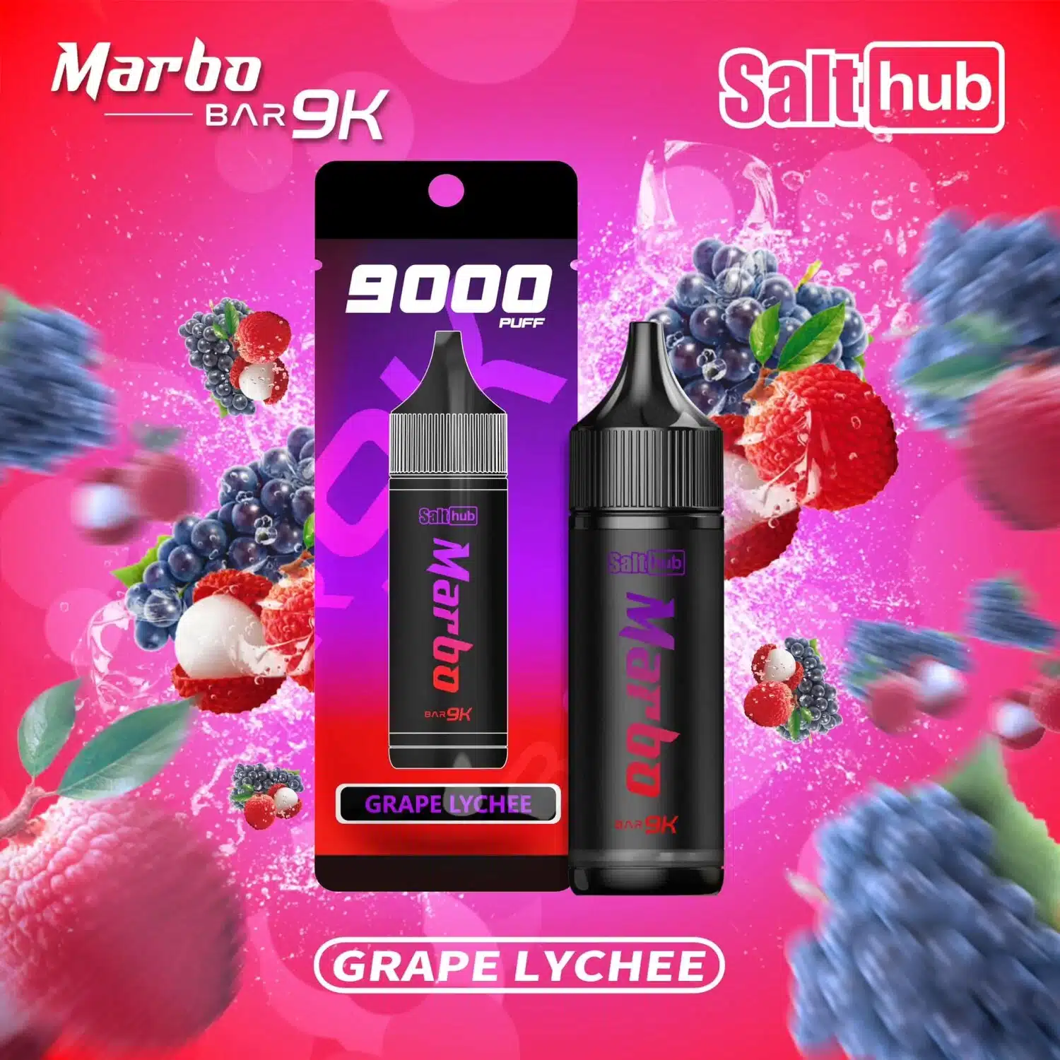 พอตใช้แล้วทิ้ง Marbo องุ่นลิ้นจี่ – 9000 Puffs - 390 บาท