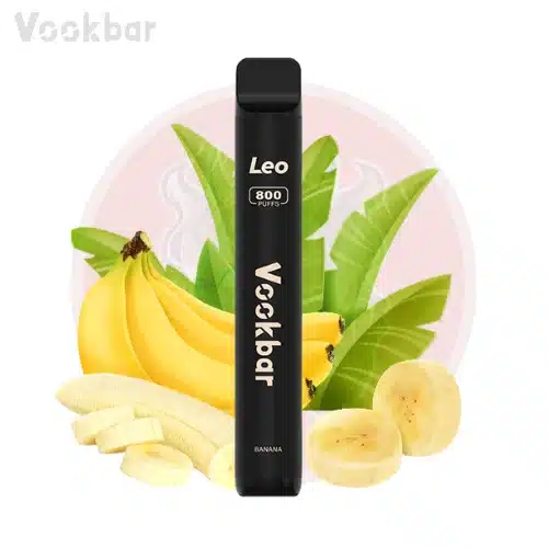 VookBar Leo กล้วย – 800 Puffs - 150 บาท