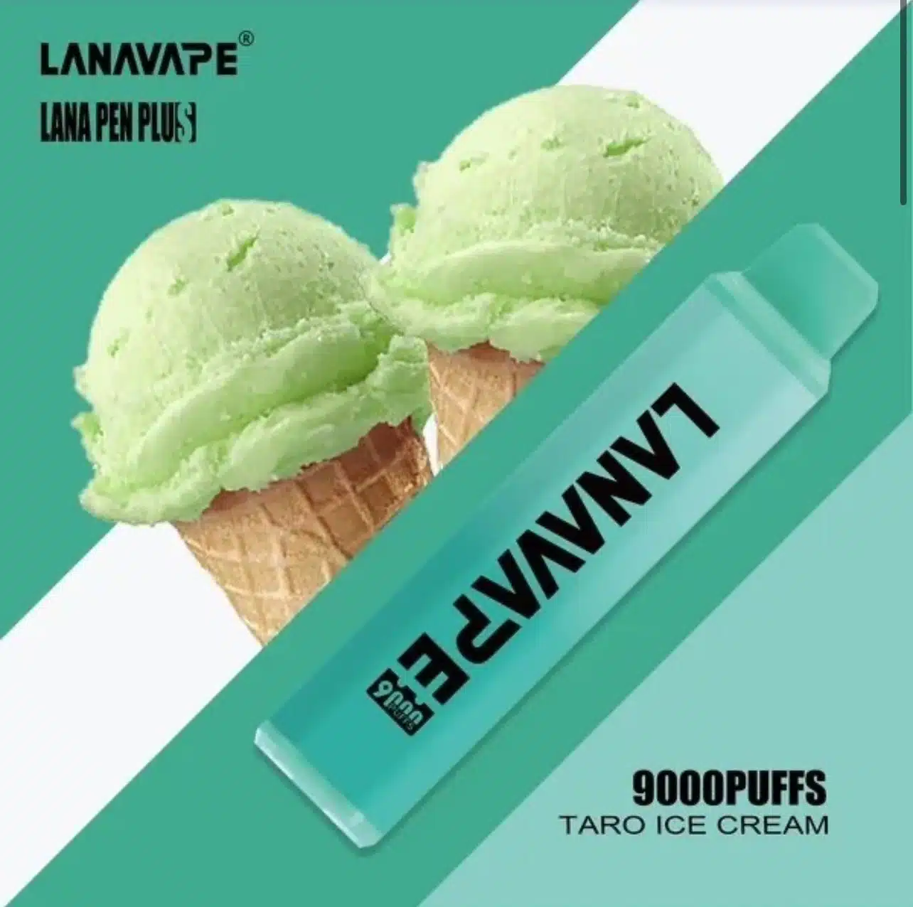 Lanna Vape ไอศกรีมเผือก – 9000 Puffs - 420 บาท