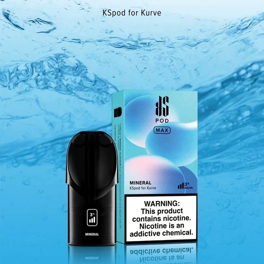KS MAX รสน้ำแร่ - 130 บาท
