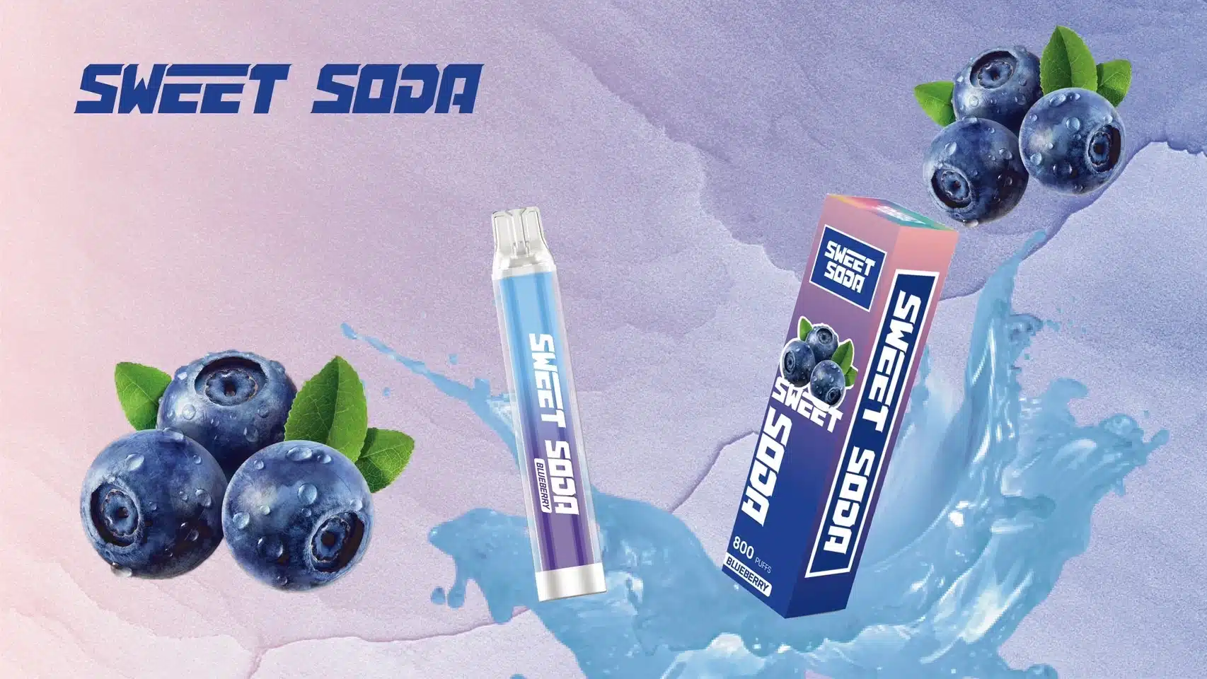Sweet Soda บลูเบอร์รี่ – 800 Puffs - 180 บาท