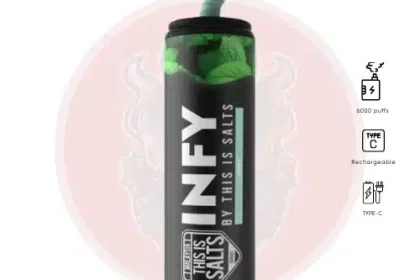 INFY 6000 Puffs มิ้น (Mint) - 350 บาท