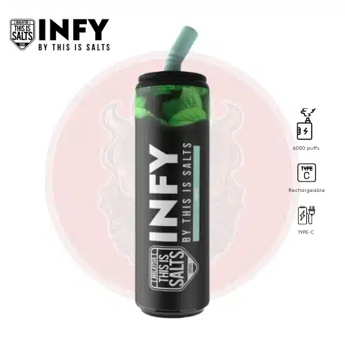 INFY 6000 Puffs มิ้น (Mint) - 350 บาท