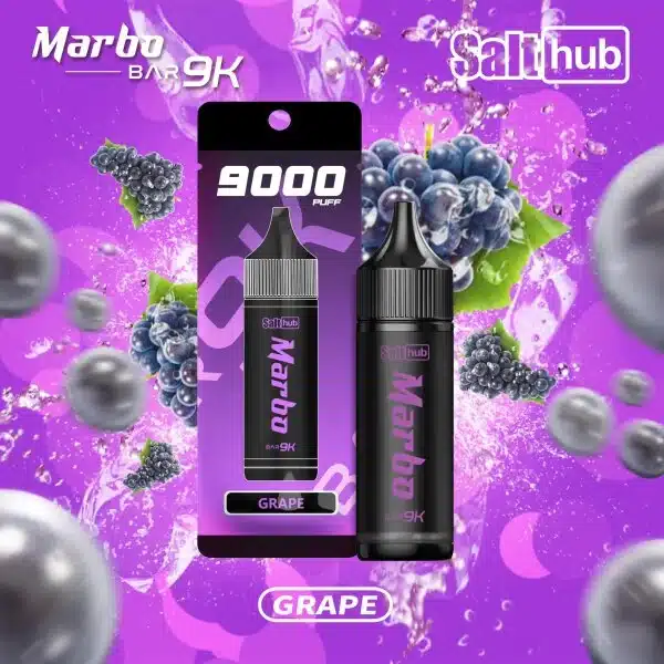 พอตใช้แล้วทิ้ง Marbo องุ่น – 9000 Puffs - 390 บาท