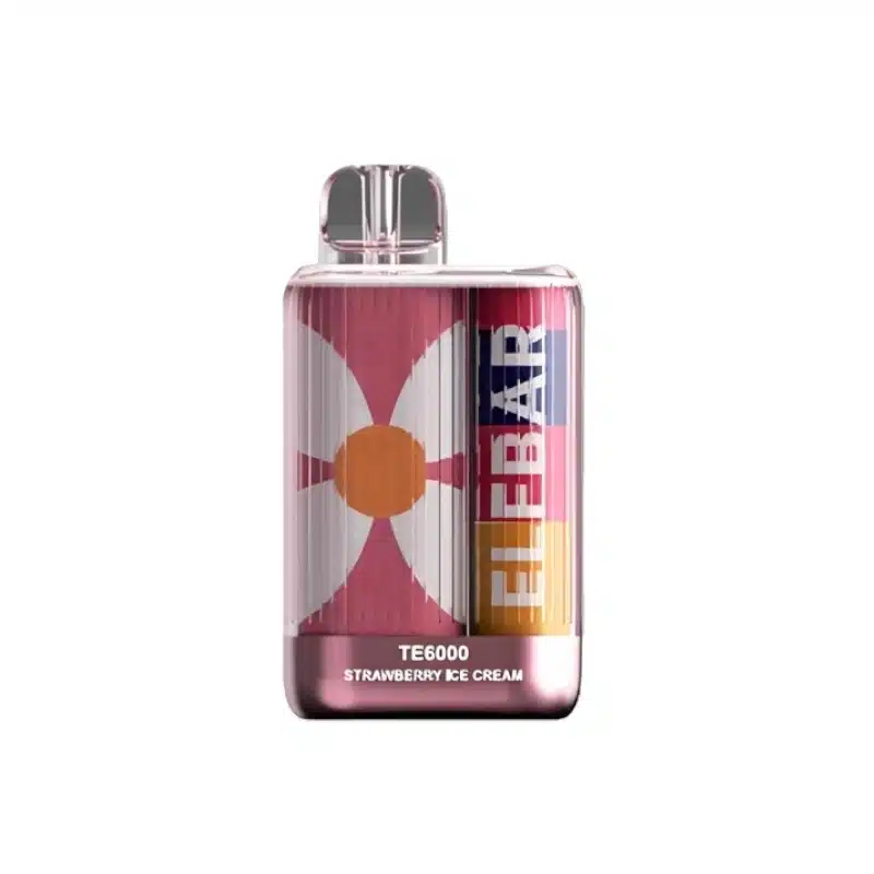 Elfbar TE ไอติมสตรอว์เบอร์รี่ – 6000 Puffs - 390 บาท
