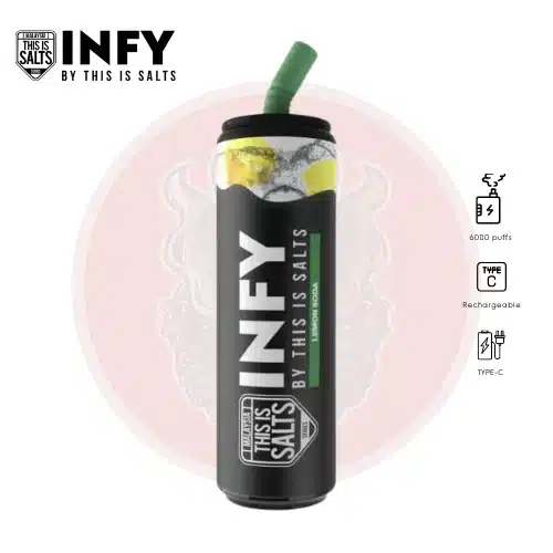 INFY 6000 Puffs เลม่อนโซดา (Lemon Soda) - 350 บาท