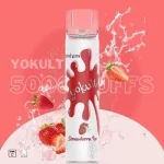 Yokult สตรอว์เบอร์รี เย็น – 5000 Puffs - 290 บาท