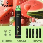 VookBar Scor แตงโม – 5000 Puffs - 350 บาท