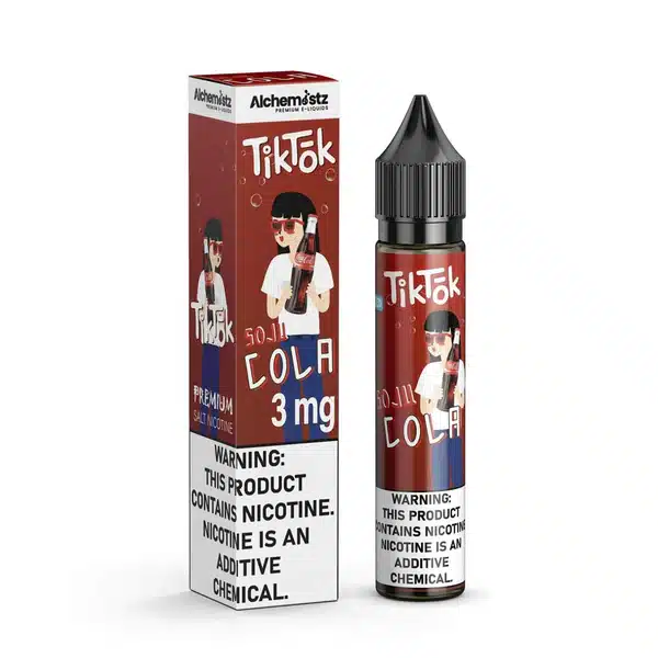 Tiktok โซจูผสมโคล่า 30 ml. - 140 บาท