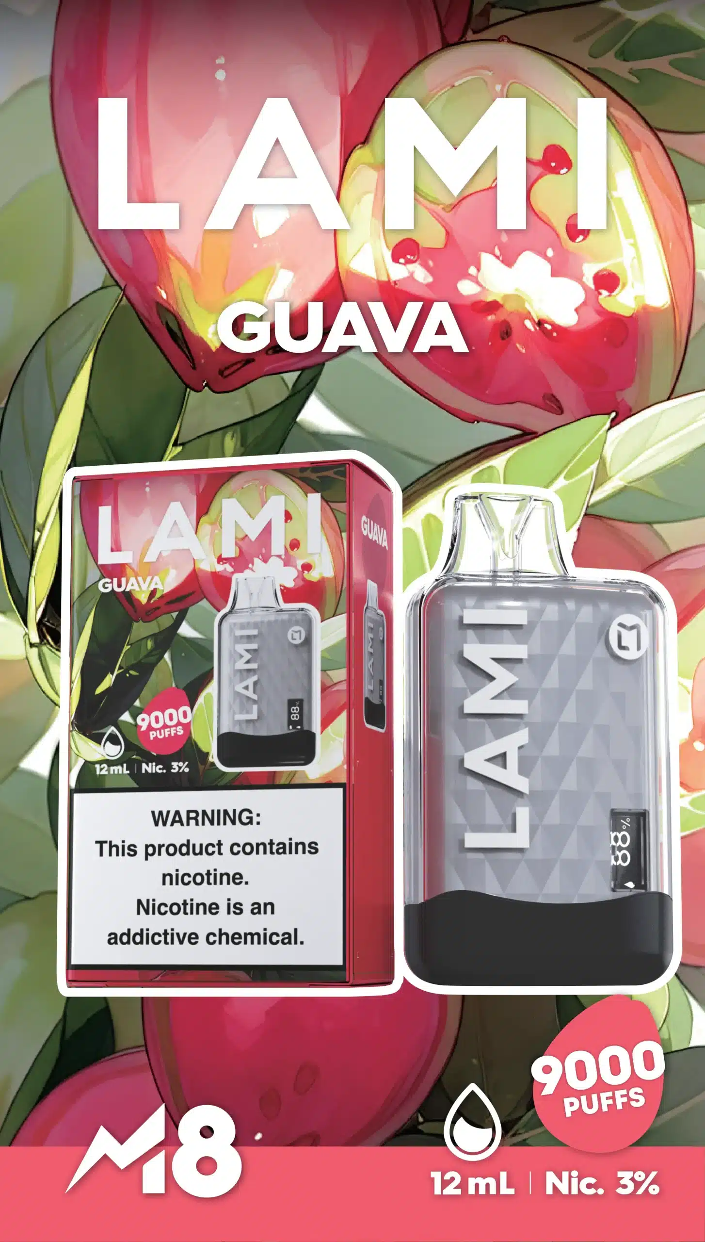 LAMI ฝรั่ง – 9000 Puffs - 390 บาท