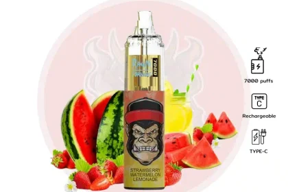 Randm 7000 Puffs สตรอเบอร์รี่ แตงโม มะนาว - 390 บาท