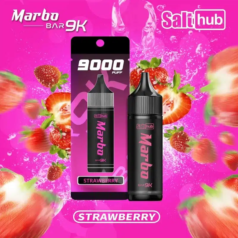 พอตใช้แล้วทิ้ง Marbo สตรอเบอร์รี่ – 9000 Puffs - 390 บาท