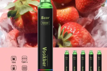 VookBar Scor สตรอเบอรี่เย็น – 5000 Puffs - 350 บาท