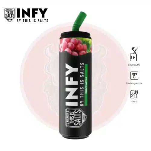 INFY 6000 Puffs แอปเปิ้ลองุ่น (Grape Apple) - 350 บาท