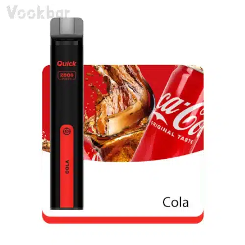 VookBar Quick โคล่าเย็น – 2000 Puffs - 220 บาท