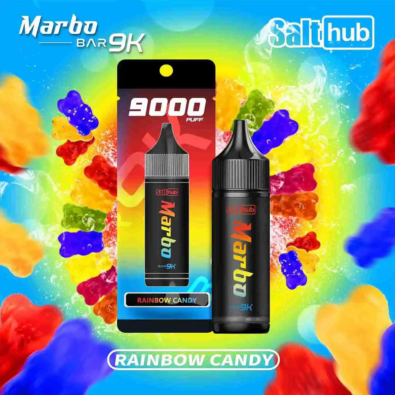 พอตใช้แล้วทิ้ง Marbo ลูกอม – 9000 Puffs - 390 บาท