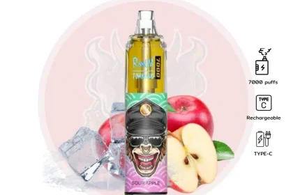 Randm 7000 Puffs แอปเปิ้ลเปรี้ยว - 390 บาท