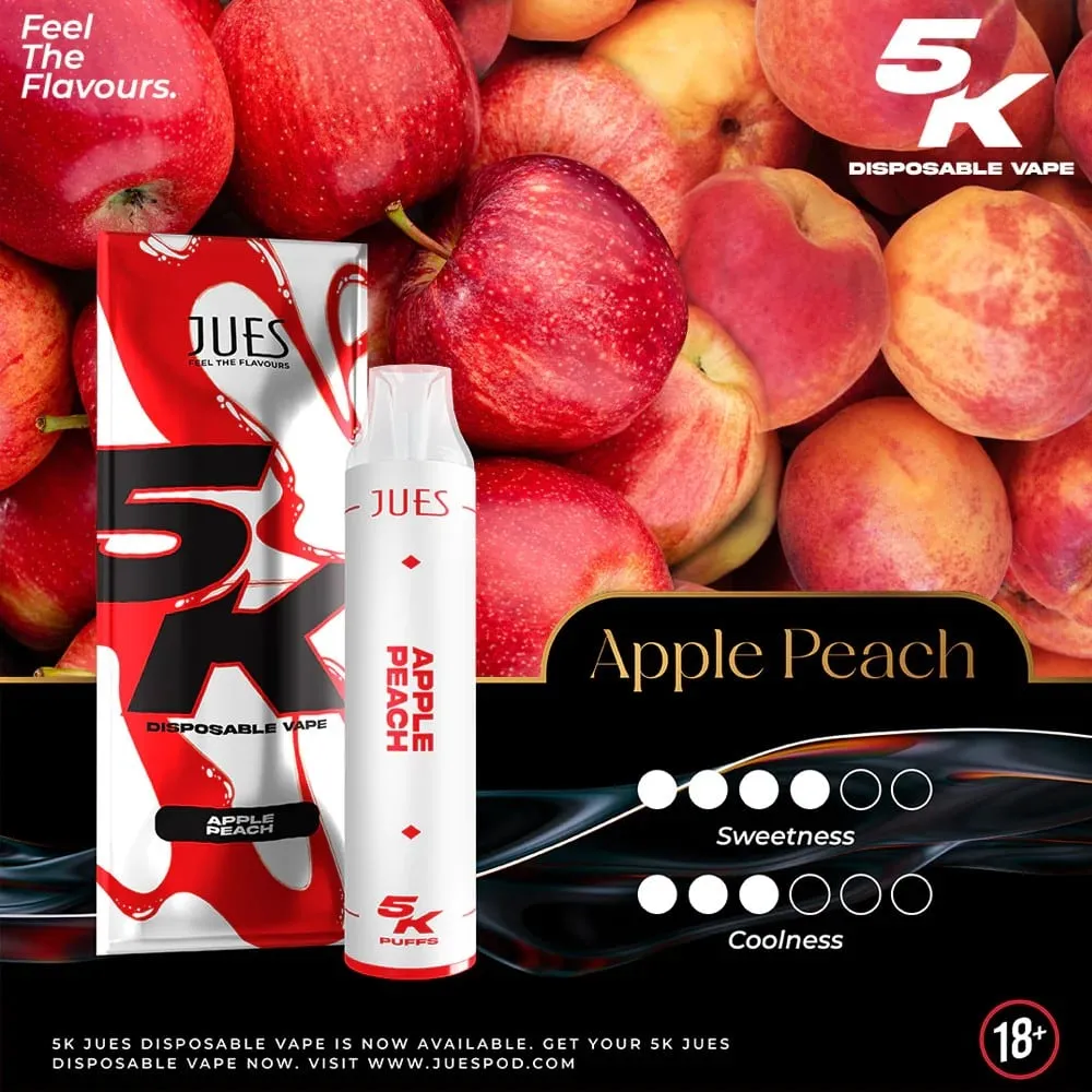 Jues 5000 คำ รสแอปเปิลพีช - 350 บาท