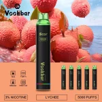 VookBar Scor ลิ้นจี่ – 5000 Puffs - 350 บาท