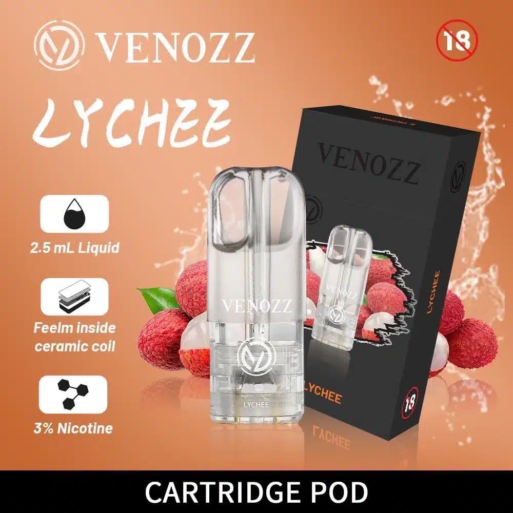 Venozz ลิ้นจี่ เย็นกลาง - 130 บาท