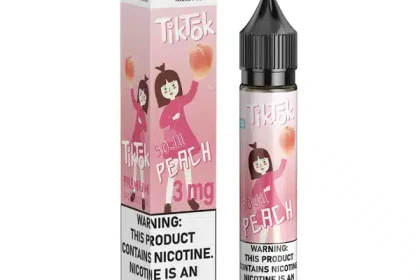 Tiktok โซจูพีชผสมโซดา 30 ml. - 140 บาท
