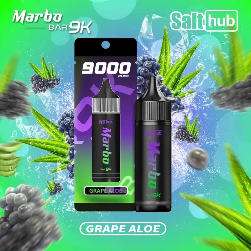 พอตใช้แล้วทิ้ง Marbo องุ่นว่านหางจระเข้ – 9000 Puffs - 390 บาท