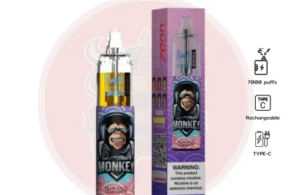 Randm 7000 Puffs สตรอเบอรี่เย็น - 390 บาท