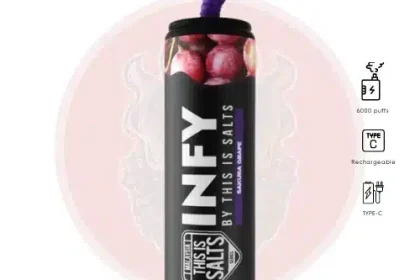 INFY 6000 Puffs องุ่นซากุระ (Sakura grape) - 350 บาท