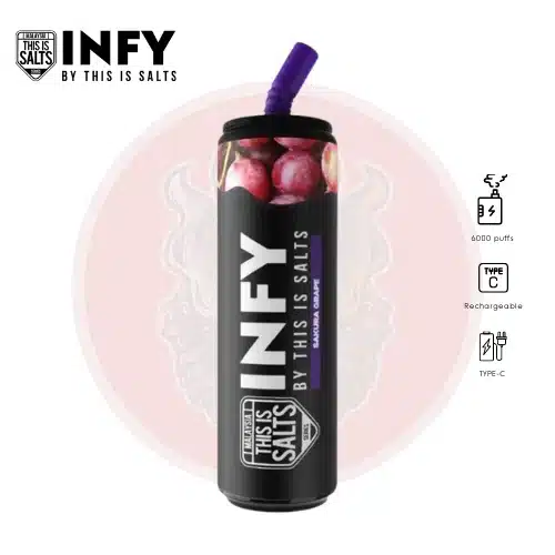 INFY 6000 Puffs องุ่นซากุระ (Sakura grape) - 350 บาท