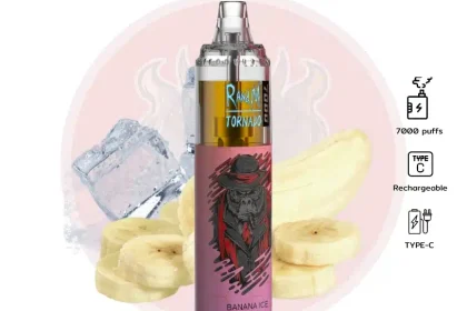 Randm 7000 Puffs กล้วยเย็น - 390 บาท