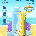 Elfbar Ice King องุ่นเย็น – 40000 Puffs - 1390 บาท