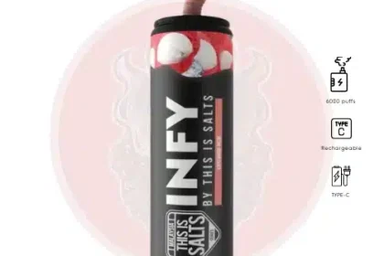 INFY 6000 Puffs ลิ้นจี่ (Lychee) - 350 บาท