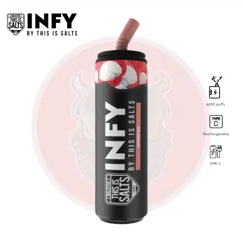 INFY 6000 Puffs ลิ้นจี่ (Lychee) - 350 บาท