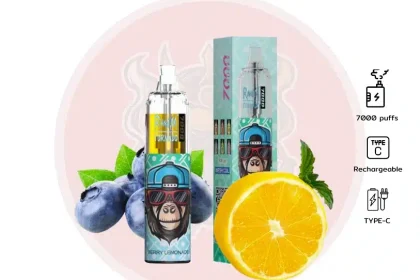 Randm 7000 Puffs น้ำมะนาวเบอร์รี่ - 390 บาท