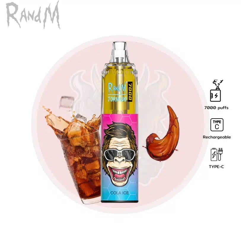 Randm 7000 Puffs โคล่าเย็น - 390 บาท