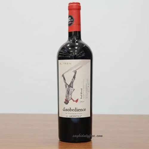ภาพ Kaiken “Disobedience Red Blend” 2022 / 1 ลัง 12 ขวด 12,500 บาท ประกอบบทความ มุมที่ 1