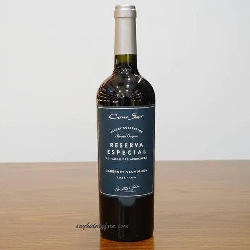Cono Sur Reserva Especial Cabernet Sauvignon 2022 / 1 ลัง 7,500 บาท มุมที่ 1 ภาพ Cono Sur Reserva Especial Cabernet Sauvignon 2022 / 1 ลัง 7,500 บาท ประกอบบทความ มุมที่ 1