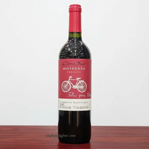 Cono Sur Bicicleta Cabernet Sauvignon 2023 / 1 ลัง 12 ขวด 6,900 บาท มุมที่ 1 ภาพ Cono Sur Bicicleta Cabernet Sauvignon 2023 / 1 ลัง 12 ขวด 6,900 บาท ประกอบบทความ มุมที่ 1